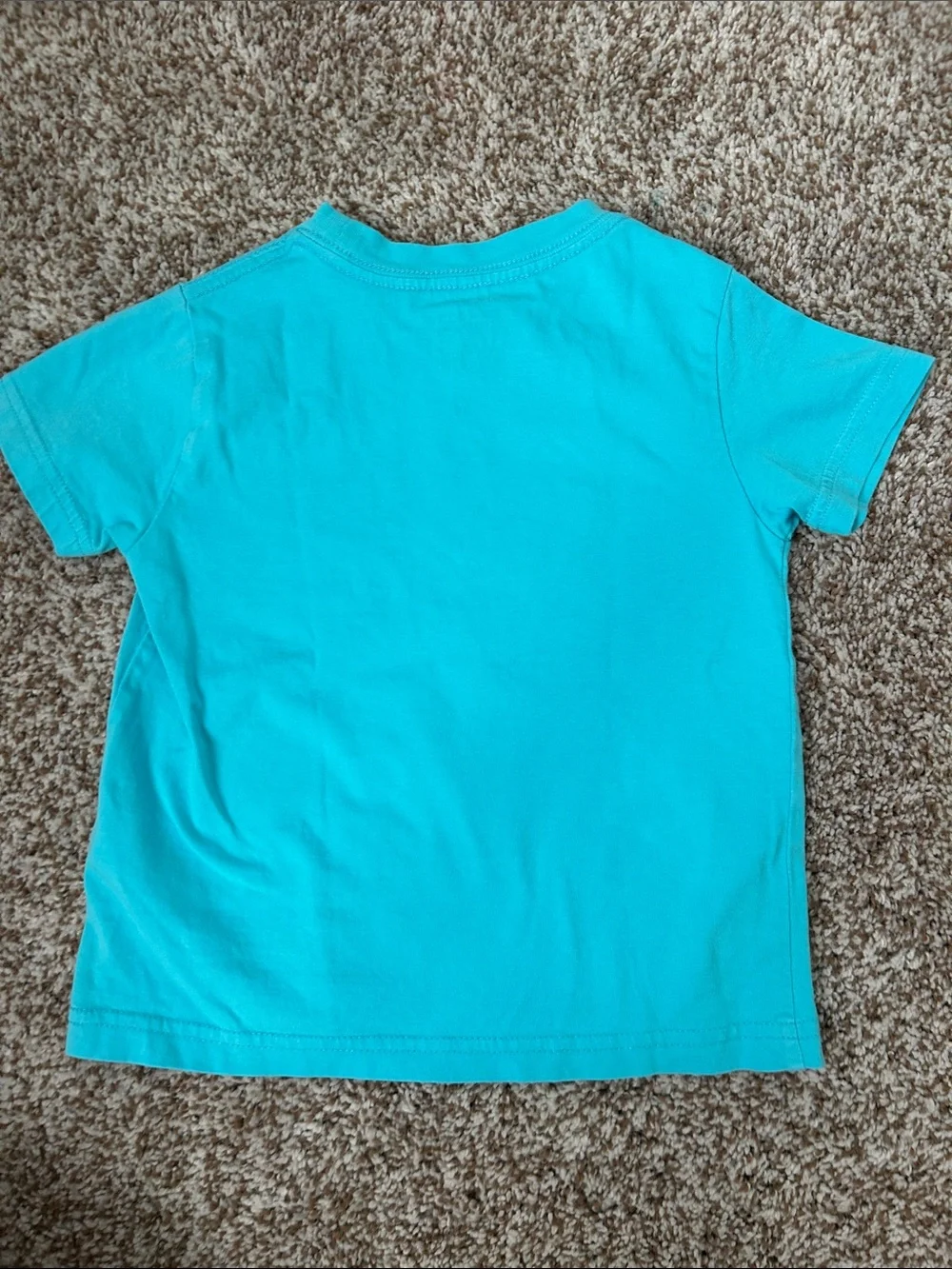 Ralph Lauren Toddler Teal Short Sleeve Tee with Yellow Pony
